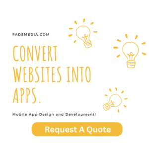 User centered Design (UCD) } Convert Websites into Apps